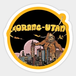 Orang Utan - Psychedelic Rock Sticker